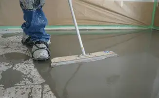 Uneven floor being professionally repaired in Atlanta, GA